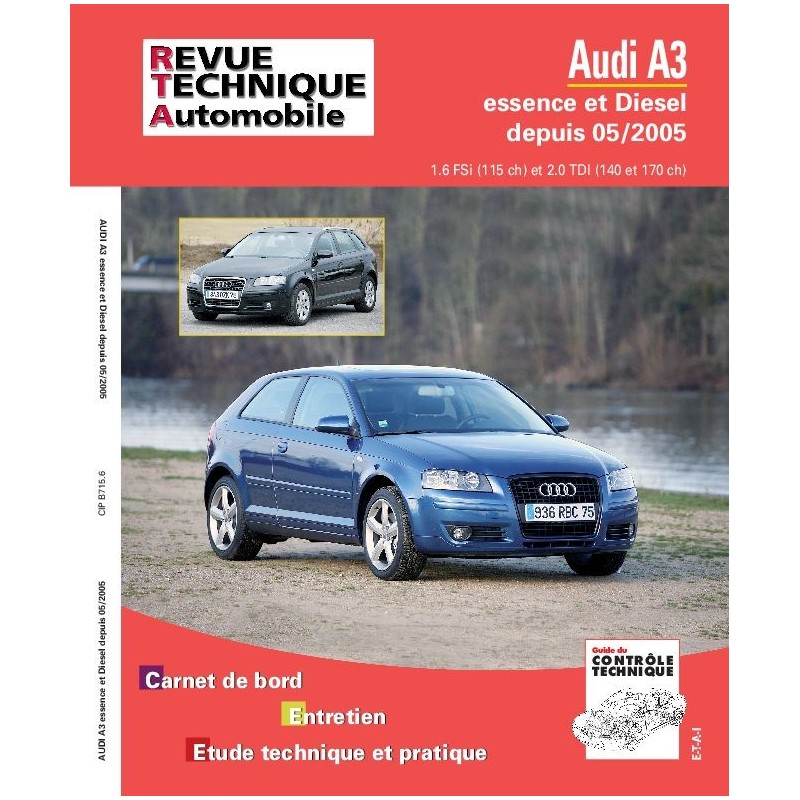 22173 REVUE TECHNIQUE AUDI A3