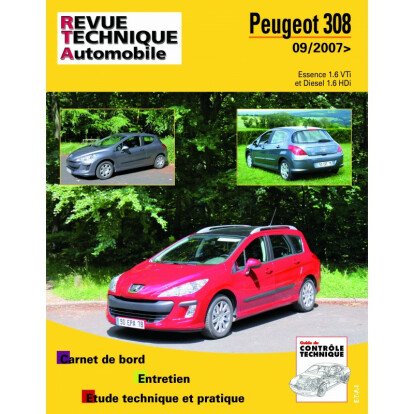 22884 REVUE TECHNIQUE PEUGEOT 308