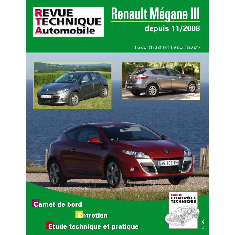 23661 REVUE TECHNIQUE RENAULT MEGANE III