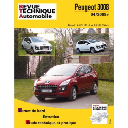 23680 REVUE TECHNIQUE PEUGEOT 3008