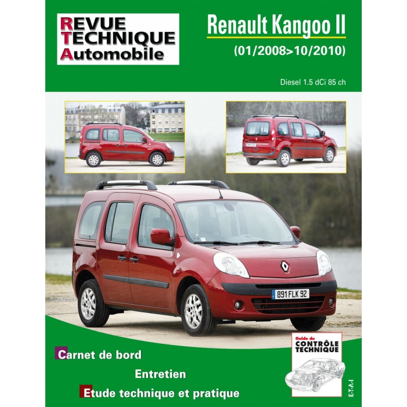 24515 REVUE TECHNIQUE RENAULT KANGOO II