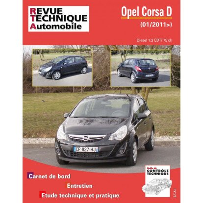 24753 REVUE TECHNIQUE OPEL CORSA D