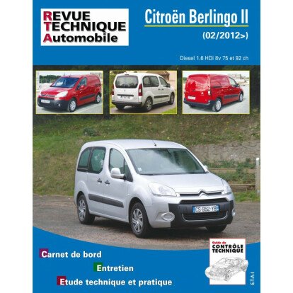 25445 REVUE TECHNIQUE CITROEN BERLINGO II