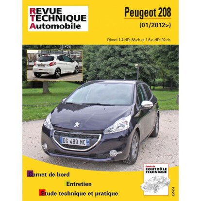 25449 REVUE TECHNIQUE PEUGEOT 208