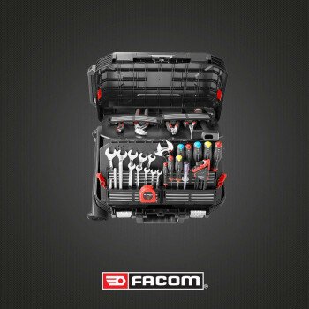 Valise de maintenance à Roulette Facom (39 outils FACOM)