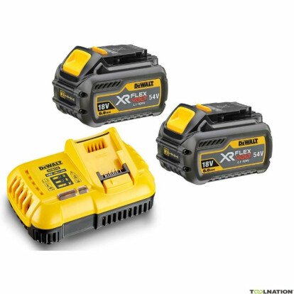 Pack de démarrage XR Flexvolt DeWalt : 2 batteries et chargeur