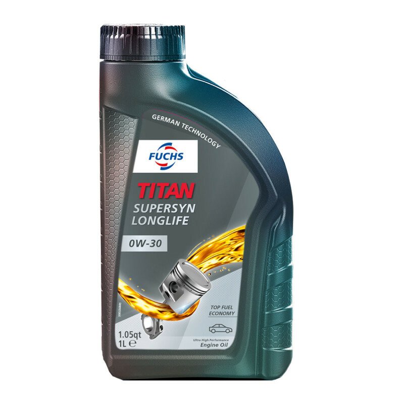 HUILE MOTEUR FUCHS TITAN SUPERSYN LONGLIFE 0W30 1L