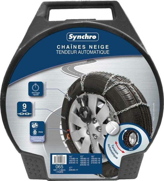 SYNCHRO - Chaines neige 7 mm n°95 (x2) - 270095