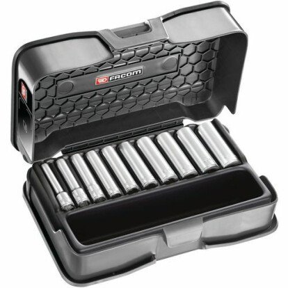 Coffret Douille 1/4' Longue 6 pans - MBOX - FACOM R.405PF