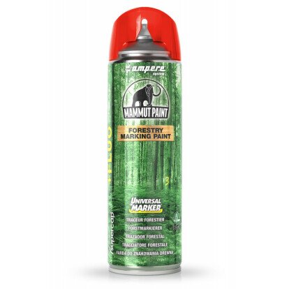 Traceur forestier rouge fluo - AMPERE UNIVERSAL MARKER ® / MAMMUT PAINT ®