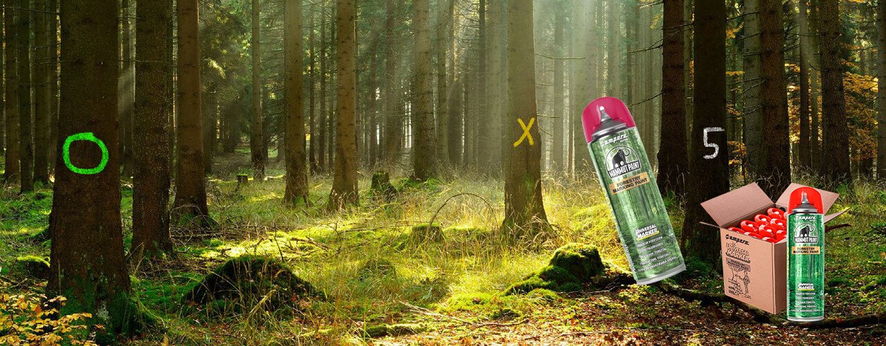 Traceur forestier fluo