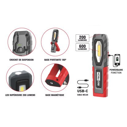 Baladeuse ISOTECH Grand modèle 600 lumens