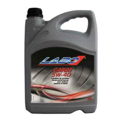 HUILE MOTEUR LABO CARAT 5W40 - 5L