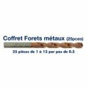 Coffret de 25 forets G FURIUS TIVOLY