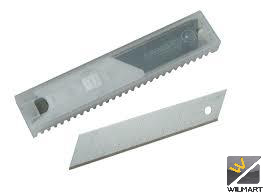 BOITE 10 LAMES CUTTER 18 MM -WILMART