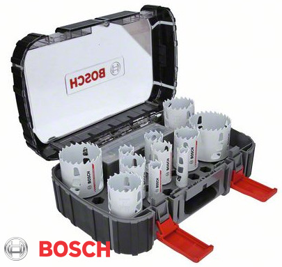 COFFRET SCIE TREPAN CARBURE 13 pièces -BOSCH