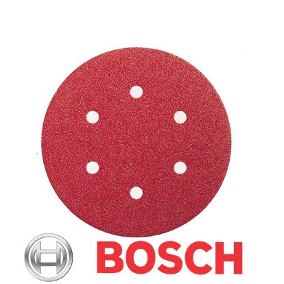 DISQUES PONCAGE Ø 150 MM Grain 80 -BOSCH