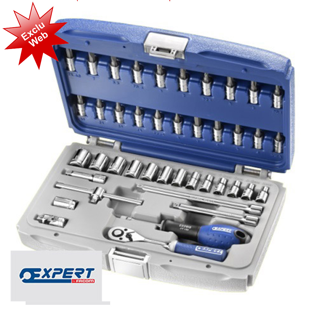 COFFRET TOURNEVIS A CLIQUET ET ACCESSOIRES 10 OUTILS